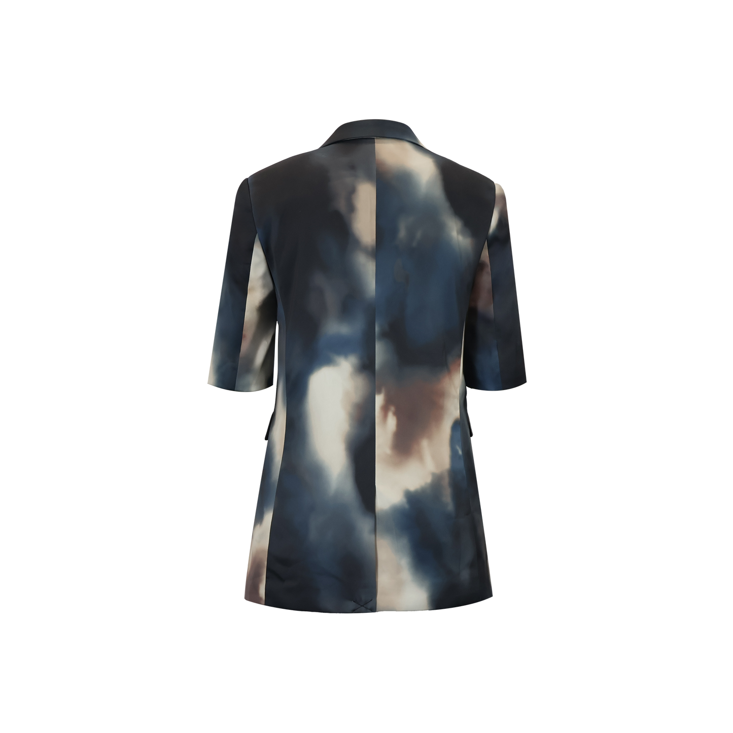 Printing Short Sleeve Blazer