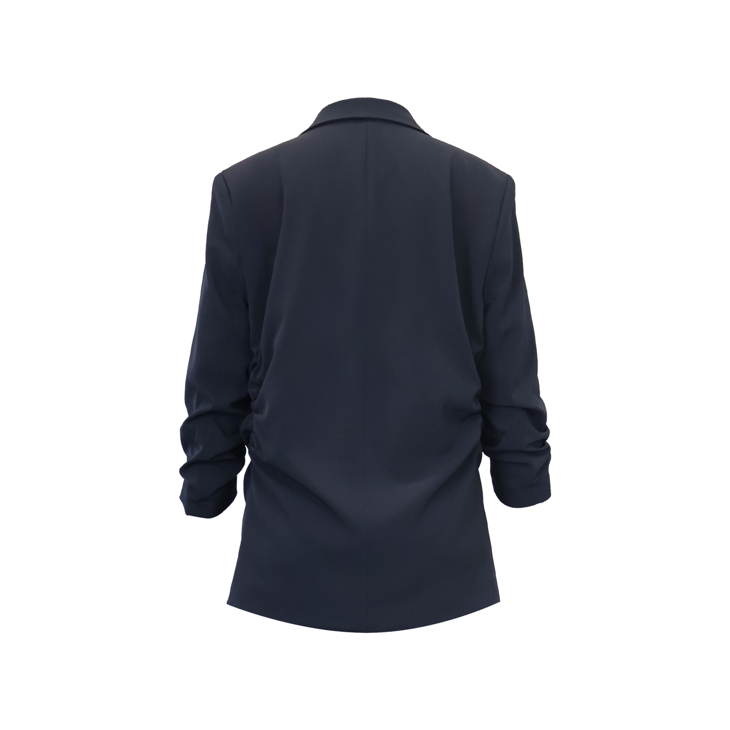 Gathered Lapel Blazer