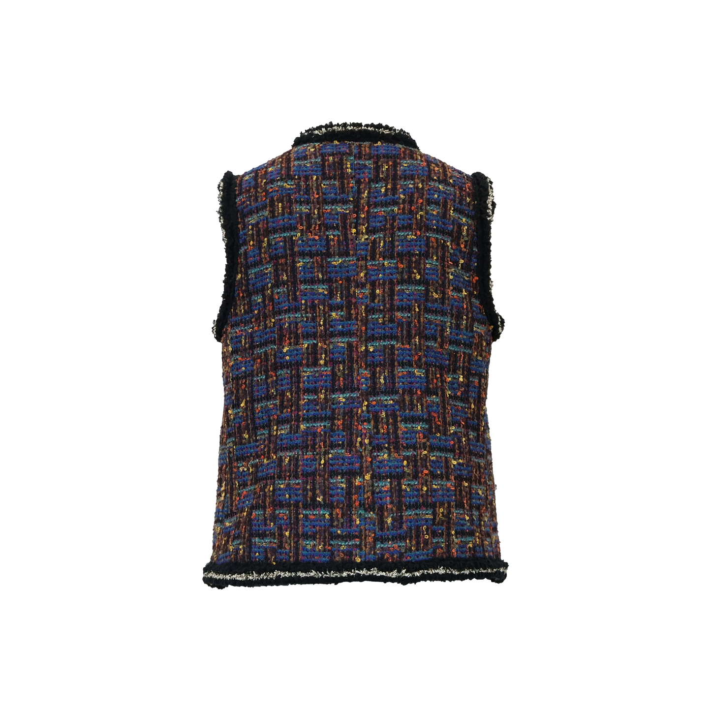 Tweed Double-breasted Vest