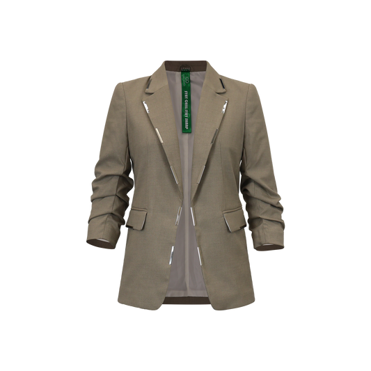 Metallic Deco Blazer