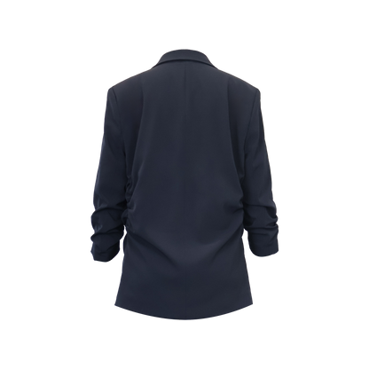 Upcycled Ruffled Blazer – Sustainable Women’s Jacke