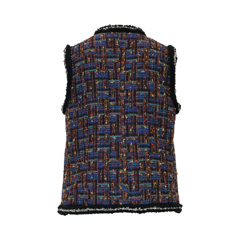 Tweed Double-breasted Vest